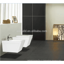 Made in China salle de bains p-piège en céramique ronde mur accroché toilettes / toilettes portatives